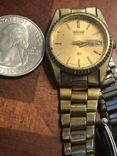 Montre Vintage Seiko SQ 2A23 Pour Femme - Style Rétro, Pile, Modèle Seiko 5
