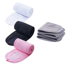 4 PCS Facial Spa Headband Makeup Skincare Headbands for Washing Face