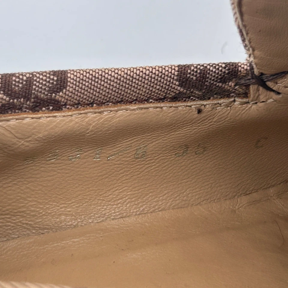 Vintage Beige Gucci Horsebit Loafers (UK 3) - Image 3 of 4