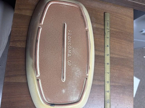 Frankoma Pottery Serveware Desert Gold  oval platter