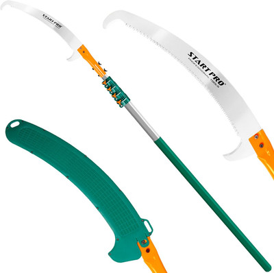 Startpro 29Ft Reach Tree Pruning Saw, Telescopic Manual Lightweight Extendable 2