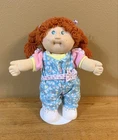 Vintage Cabbage Patch Kids Toddler Doll Red Hair VHTF Transitional Romper Outfit