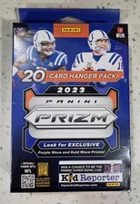 2023 PRIZM FOOTBALL HANGER BOX NFL 20 CARDS PURPLE & GOLD WAVE STROUD YOUNG RC