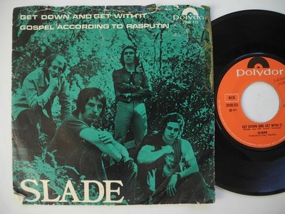 SLADE Get Down And Get With It / Gospel According 45 7'' single 1971 Norway VG(+)