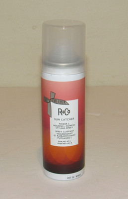 R + Co Sun Catcher Power C Styling Spray 1 Oz 30 mL Travel Size Nourish Refresh