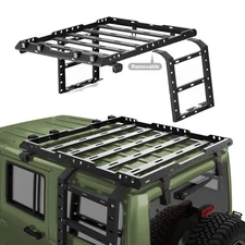 Roof Rack Cargo Luggage Carrier W/ Ladders For Jeep Wrangler JK JKU 2007-2018
