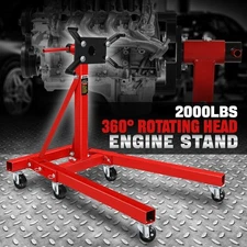2000lb Foldable Engine Hoist Stand 360 Degree Head Car Motor Auto Repair Jack