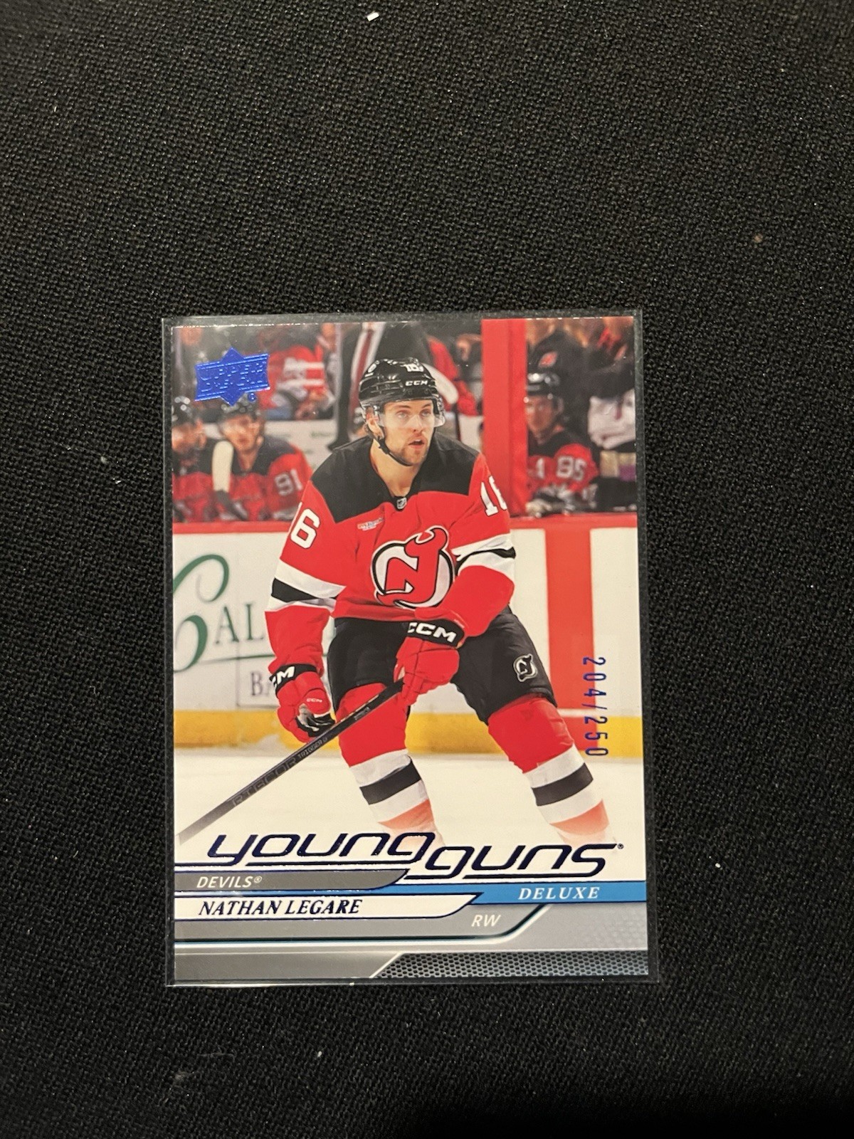 2024-25 Upper Deck Extended Series -Young Guns Nathan Legare #717 Deluxe 204/250