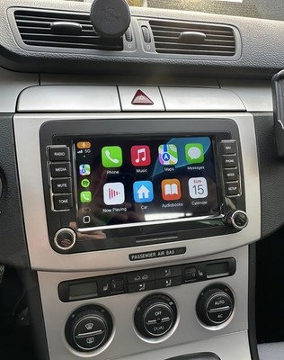Für VW Passat 2007-2014 7'' Apple CarPlay Android 13 Autoradio GPS Navi SWC WIFI