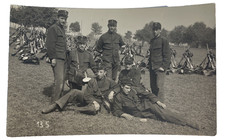 WW1 German Imperial Army Soldiers RPPC Real Photo Military Camp 1914-1916