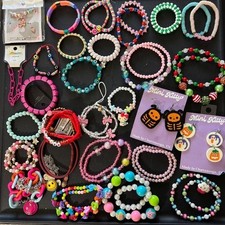 Wearable Youth Jewelry Costume Assorted Necklaces Bracelets Resell Gift UB271
