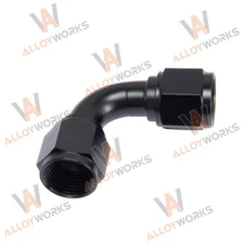 10AN Female to 10AN Female 90° Swivel Coupler Union Fitting Adapter Aluminum HOT