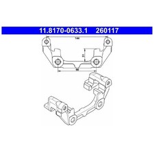 Bremssattel-Halter hinten für Opel Signum CC Z03 Vectra C Z02 | 24137655