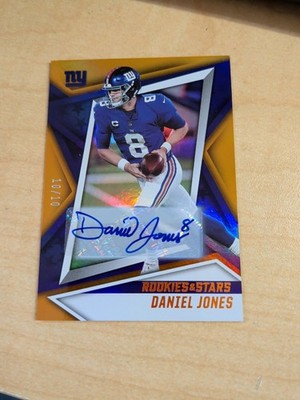 2021 Panini Rookies & Stars Daniel Jones Auto 10/10 #82 ZP | eBay