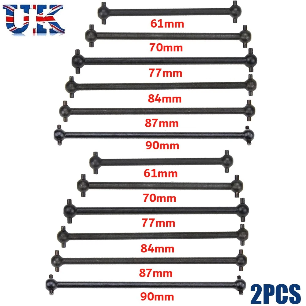 Upgrade Spare Part e x tal Drive Rear Axle Shaft Set For WPL 1/16 6WD B16 RC Tr