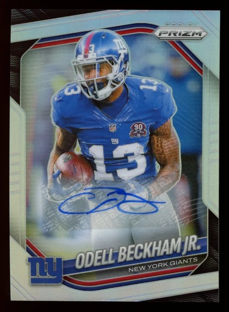 ODELL BECKHAM JR. 2025 Panini Prizm Silver Auto #285 Giants