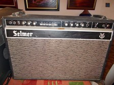 Selmer Thunderbird Twin 50, tubes Miniwatt, hauts parleurs Goodmans, pédalier