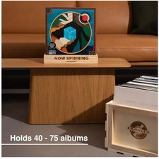 Stylish Record Organizer - Holds up to 75 Albums