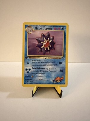 Misty s Starmie 56/132 1st Edition Gym Heroes Uncommon WOTC Pokemon Card 3