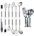 Berglander 13 Piece Stainless Steel Cooking Utensil /Kitchen Tool Set With Stand