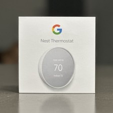 Google Nest Smart Thermostat 4th Generation Snow G4CVZ - New
