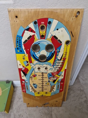 STERN "PINBALL" PINBALL MACHINE PLAYFIELD - USED