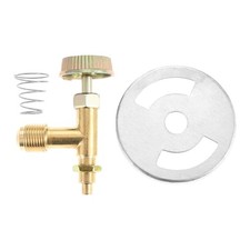 Propane Gas Casting Stove Needle Control Valve Gas with 3/8" Male Flare Thread
