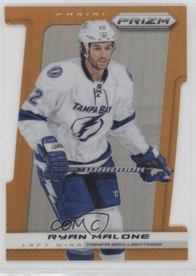 2013-14 Panini Prizm Orange Die-Cut Prizm 12/50 Ryan Malone #94 1dm4