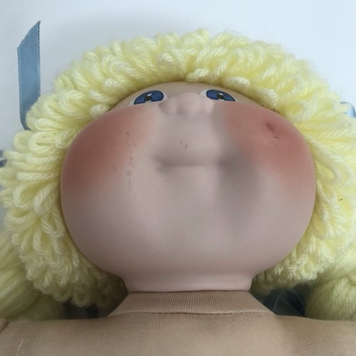 Cabbage Patch Kid 1984 Kellyn Marie Blonde Double Ponytail Porcelain READ - Picture 24 of 24