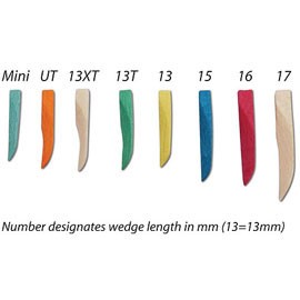 Premier Sycamore Wedges - #13XT Extra Thin (Neutral). Anatomically shaped 