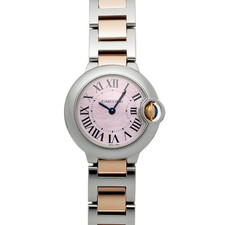 CARTIER Ballon Bleu De Cartier 28Mm W6920034 Pink Unisex Used Watch #31010