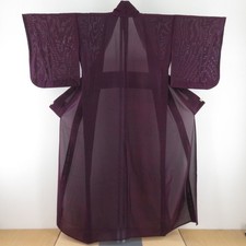 Summer kimono, fine pattern, single garment, silk, for summer, abstract