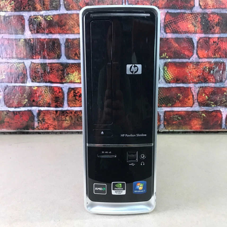 HP Pavilion SFF PC Retro Gaming AMD E1 1.40GHz 4GB RAM (Windows 7 Pro 64-Bit) - Image 2 of 4