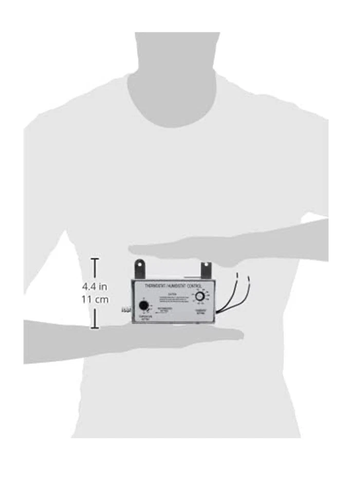 iLIVING ILG-001TH Caja de Control de Humedad y Termostato para Ventilador de Ático 10A Foto 2 de 4