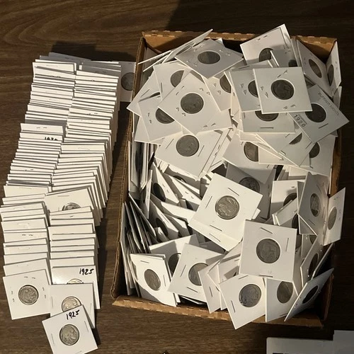 Roll Of 40 1920-1929 Buffalo Nickels 5 Cents Average Circulation All In Flips!!!