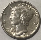 1930 Mercury Dime Uncirculated Details