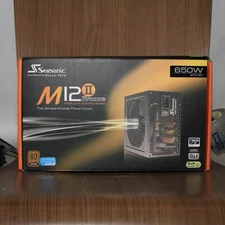 Seasonic M12II 650W Non-Modular PSU Bronze EVO Edition Tested Working