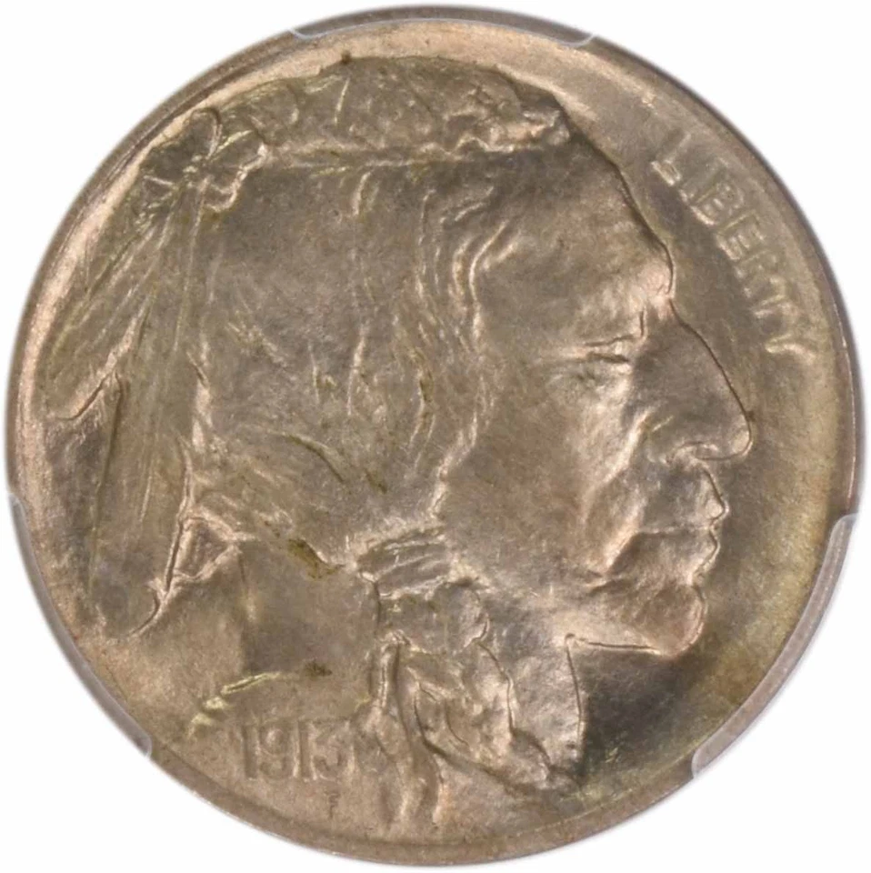 1913-D Buffalo Nickel Type 1 MS66 PCGS - Image 3 of 4