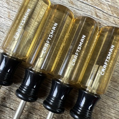 Vintage Craftsman USA T10 T15 T20 T25 Torx Screwdriver  X WF Lot Of 4 USA VGC