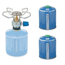 Campingaz Bluet Micro Plus Stove Bundle + 2 CV470 Gas Cartridges