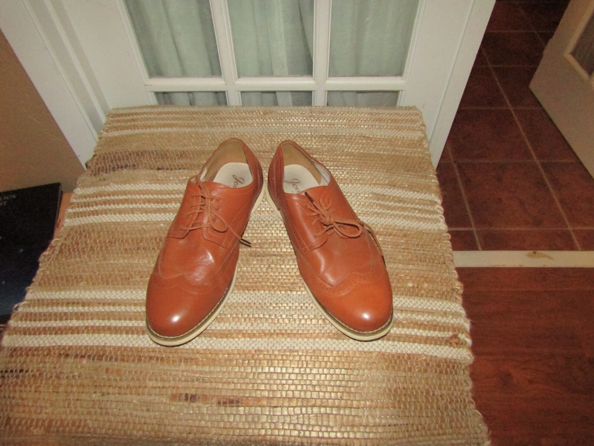 Jonsen Milan Men\'s Dress Shoes, Brown Lace-Up, Size 11 EUC Oxfords Leather Jousen Men main image 3