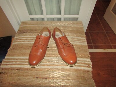 JONSEN MILAN BROWN LACE UP OXFORD CASUAL DRESS SHOES MEN display picture 2