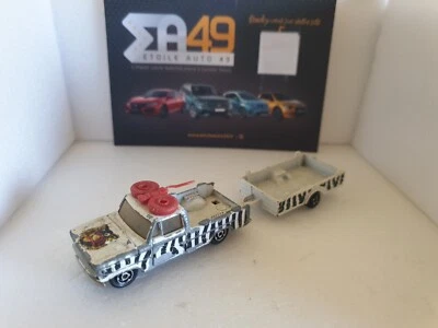 Dodge Majorette Safari Zébré avec remorque1/80 - Photo 1/4