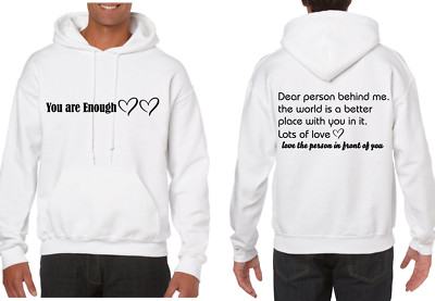 Dear Person Behind Me Hoodie Couple Family Love Romantic Possessive Gifts