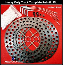 Heavy Duty Truck Front Alignment Turn Plate Table Repair Rebuild Kit W/Lock Pins