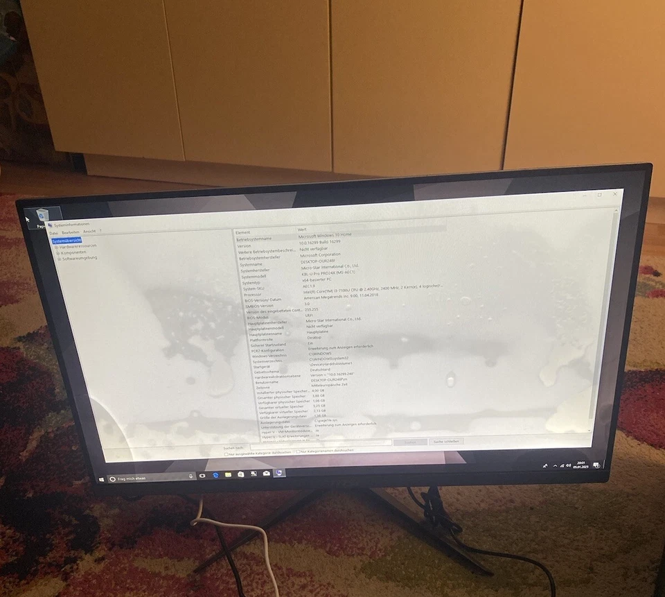 All in One PC MSI Pro 24x 7M-014DE, 23.8 Pulgadas Pantalla 1Tb 8Gb Ram - Imagen 2 de 4