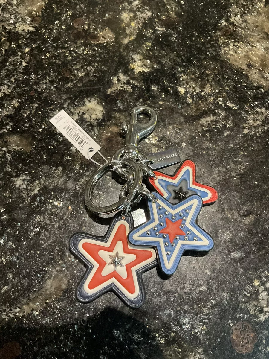 Coach star bag charm sales