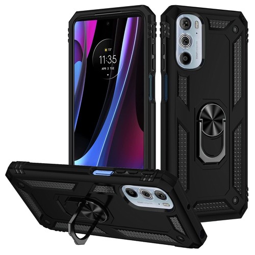 FOR Motorola Edge+ Edge Plus 2022 XT2201DL Shockproof Ring Stand Case Cover + TG - Picture 5 of 10