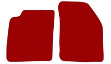 FRONT Fußmatten, Teppiche für Nissan Primera P10 1990-1996, Rot x14 Rand