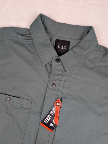 5.11 Tactical Jackson Long Sleeve Shirt Mens 2XL Balsam Green FLAW NWT